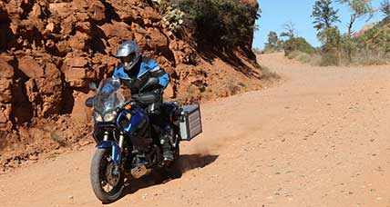 Riding on gravel roads in Tabernas Desert and Sierra de Baza