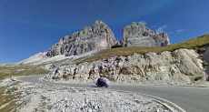 Three Peaks of Lavaredo, a motorcycle ride in the Dolomites
