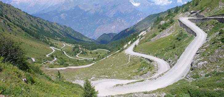 Motorcycle adventures: Motorcycle tour on the unpaved road in Susa Valley, Piedmont 2