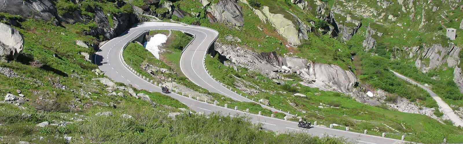 A spectacular motorcycle tour on the Sellaronda circuit road