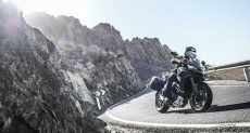 Motorcycle ride crossing all the Dolomite mountain groups