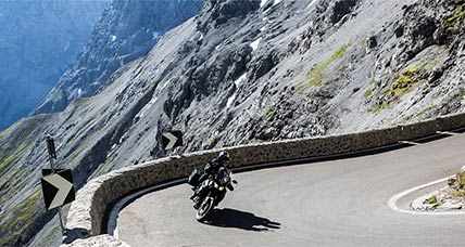 Why take a motorbike ride on the Stelviopass road