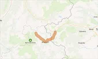 Map Col du Galibier is one of the most breathtaking Alps passes